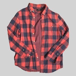 Vineyard vines plaid flannel shirt